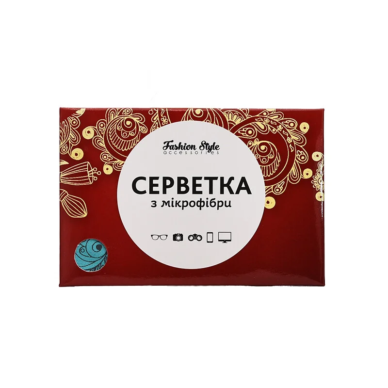 Серветка з мікрофібри індивідуальна - 1